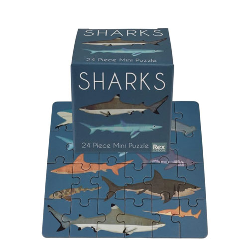 Mini Jigsaw Puzzle – Sharks