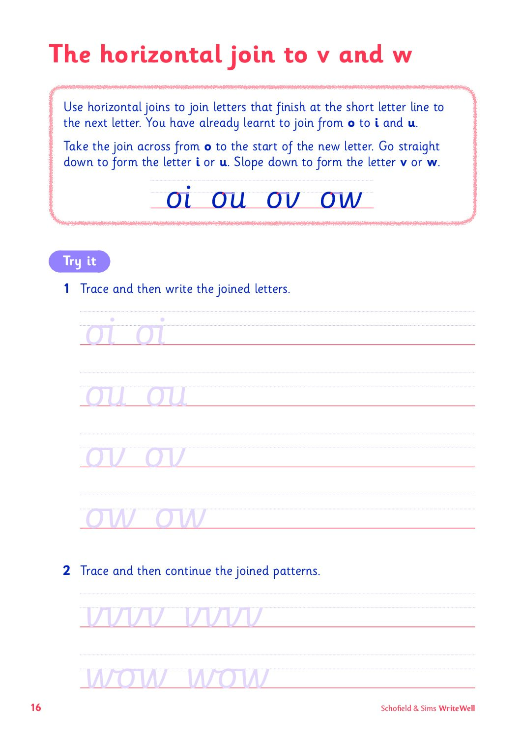 Write Well Handwriting WriteWell 7: More Joining – Owlbooks.dk