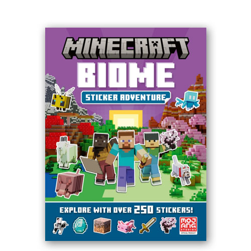 Minecraft Biome Adventure Sticker Book