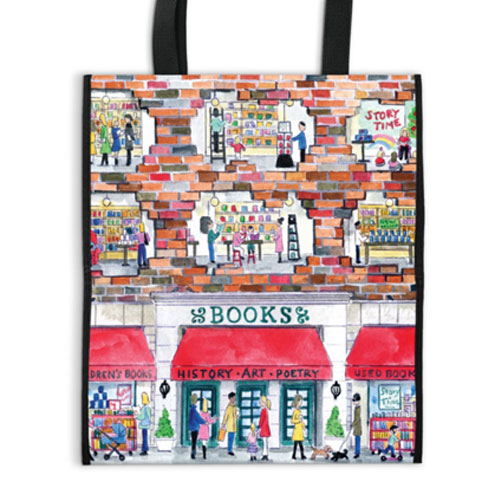 A Day at the Bookstore Reusable Shopping Bag