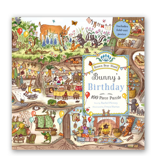 Bunny’s Birthday Puzzle : A Magical Woodland (100-piece Puzzle)