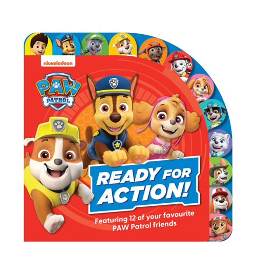 Paw Patrol: Ready for Action! Tabbed Board Book –