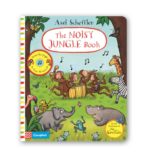 The Noisy Jungle Book : A press-the-page sound book