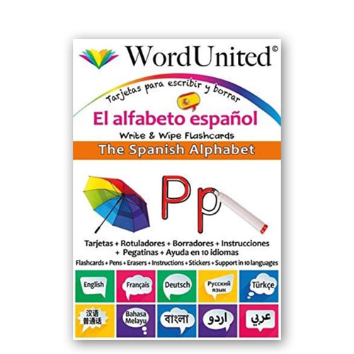 The Spanish Alphabet Write & Wipe Flashcards Owlbooks.dk