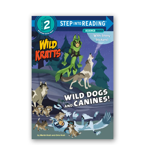 Wild Dogs And Canines! (Wild Kratts) – Step Into Reading Book Level 2 – Paperback (GOOD Condition)