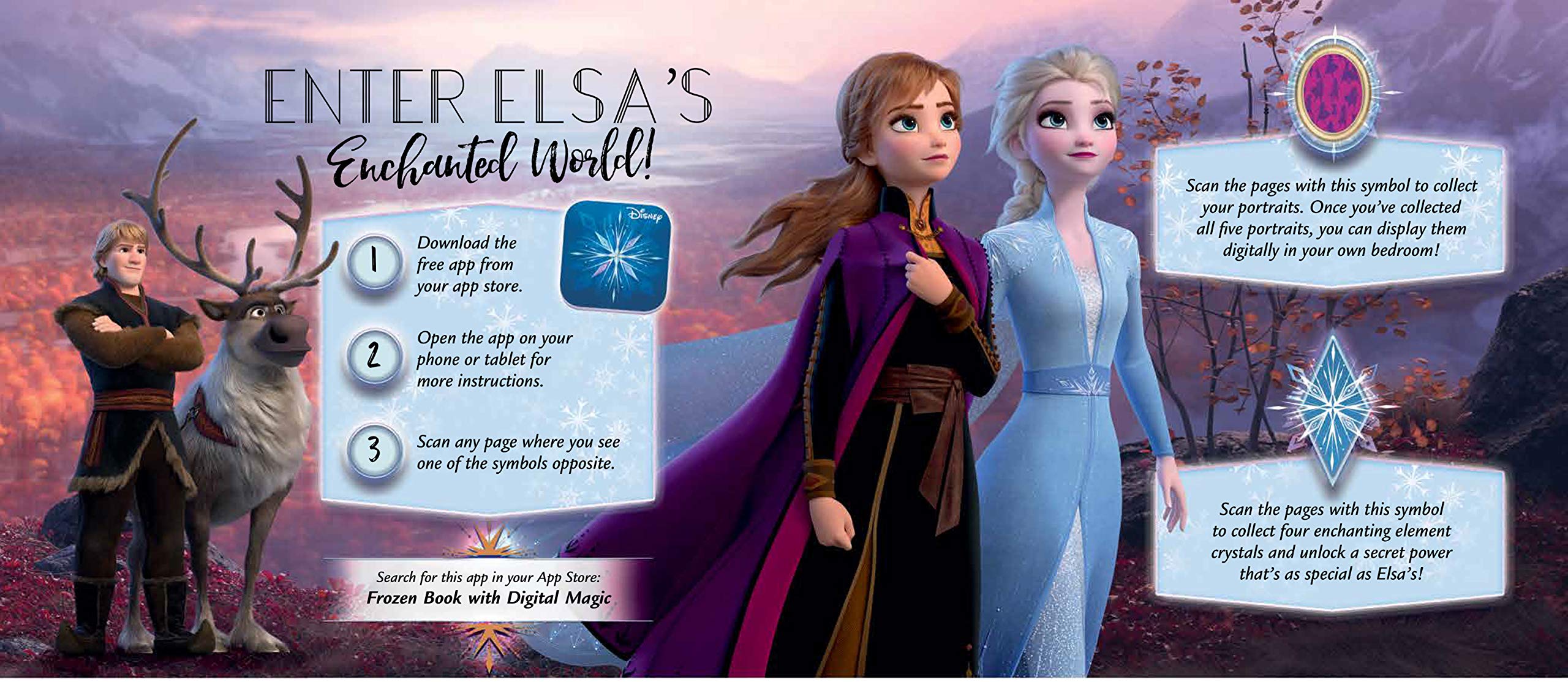 Disney Frozen 2 An Enchanted Adventure : Interactive Storybook with App – Owlbooks.dk